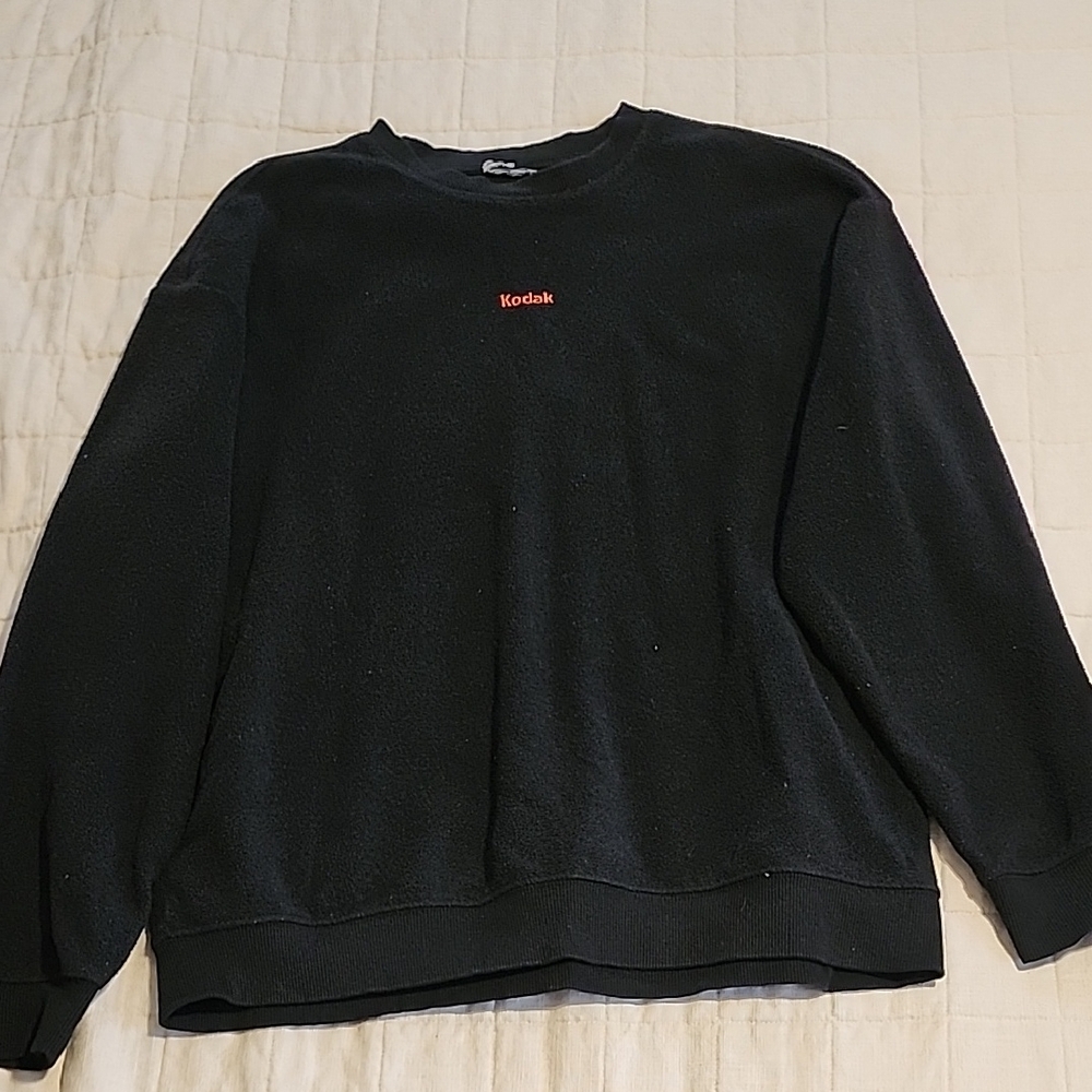 Kodak Men's Black Crewneck Sweater
